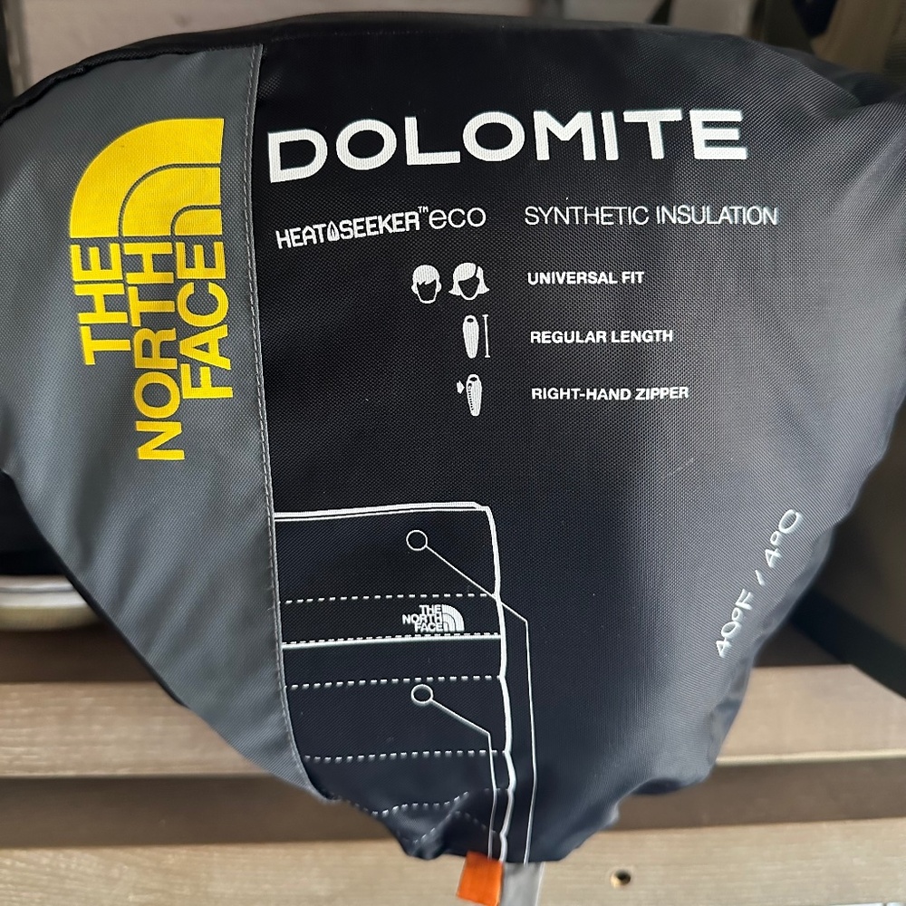 The North Face Black Sleeping Bag Dolomite 40 degree F